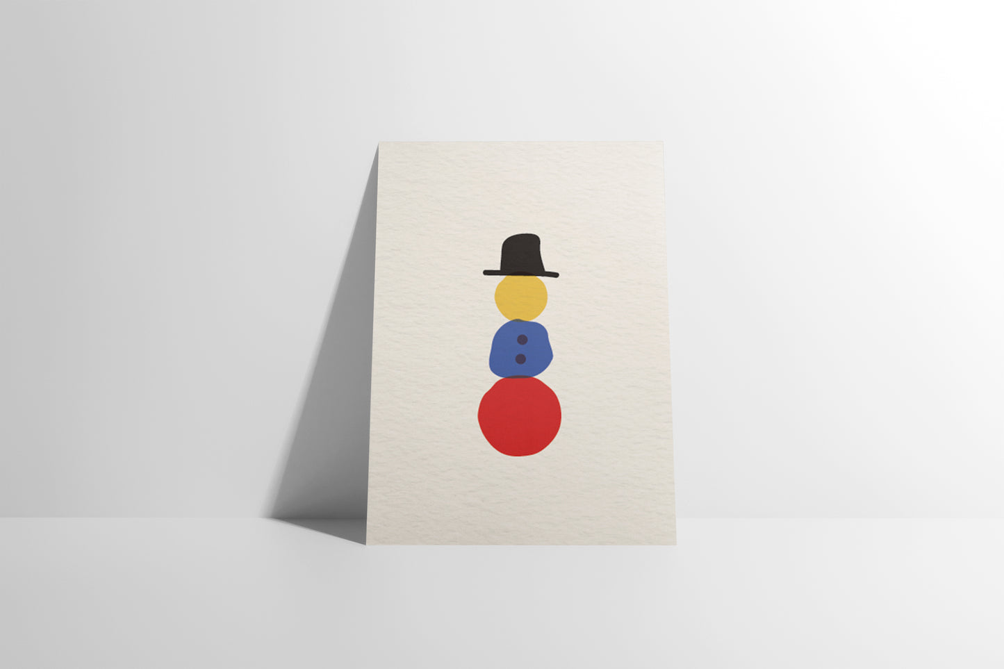 Primary Snowman Notecard